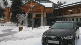 Audi A3 Sportback - przedni napęd kontra śnieg w Krynicy Zdrój