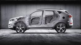 Hyundai Tucson III (2016) - wersja amerykańska - schemat konstrukcyjny auta