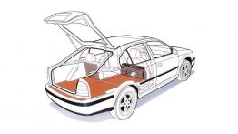Skoda Octavia I - schemat konstrukcyjny auta
