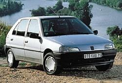 Peugeot 106 I 1.3 98KM 72kW 1993-1996