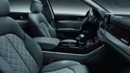 Audi A8 D4 Long - widok ogólny wnętrza z przodu