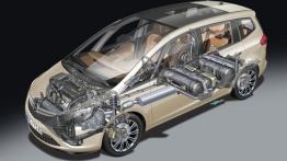 Opel Zafira III - schemat konstrukcyjny auta