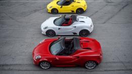 Alfa Romeo 4C Spider Yellow (2016) - wersja amerykańska - widok z góry