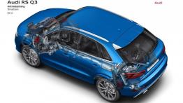 Audi RS Q3 (2014) - schemat konstrukcyjny auta