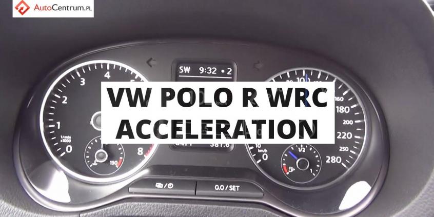 Volkswagen Polo R WRC 2.0 TSI 220 PS (on wet) - acceleration 0-100 km/h