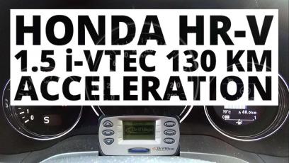 Honda HR-V 1.5 i-VTEC 130 KM (CVT) - przyspieszenie 0-100 km/h 