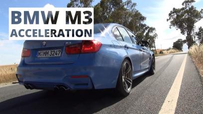BMW M3 3.0 R6 431 KM (Unofficial) - acceleration 0-100 km/h