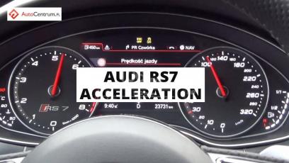 Audi RS7 Sportback V8 4.0 TFSI 560 PS - acceleration 0-100 km/h