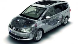 Volkswagen Sharan II (2010) - schemat konstrukcyjny auta
