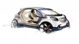 Smart FourJoy Concept (2013) - szkic auta