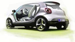 Smart FourJoy Concept (2013) - szkic auta