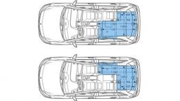 Mercedes B180 CDI 2012 - szkic auta - wymiary