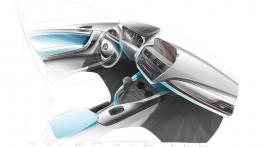 BMW 118i 2012 - szkic wnętrza
