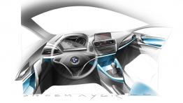 BMW 118i 2012 - szkic wnętrza
