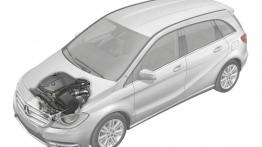 Mercedes B180 CDI 2012 - schemat konstrukcyjny auta