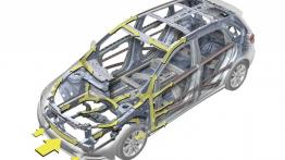 Mercedes B180 CDI 2012 - schemat konstrukcyjny auta
