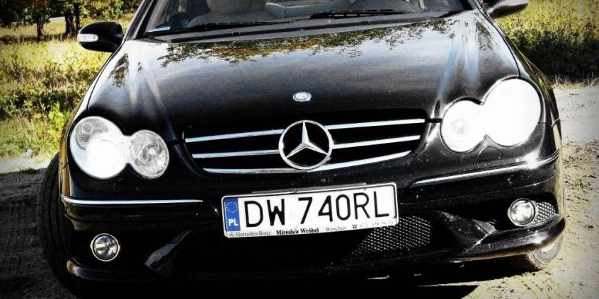 Mercedes CLK - sport nie dla dresa
