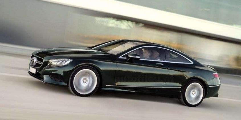 Mercedes-Benz Klasy S Coupe na pierwszym zdjęciu