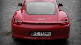 Porsche Cayman II Coupe 3.4 V6 325KM - galeria redakcyjna - widok z tyłu