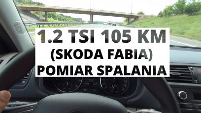 Skoda Fabia 1.2 TSI 105 KM - pomiar spalania