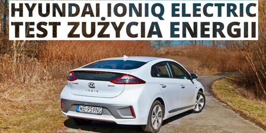 Hyundai IONIQ Electric 120 KM (AT) - pomiar zużycia energii