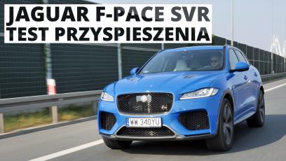 Jaguar F-Pace SVR 5.0 V8 550 KM (AT) - przyspieszenie 0-100 km/h