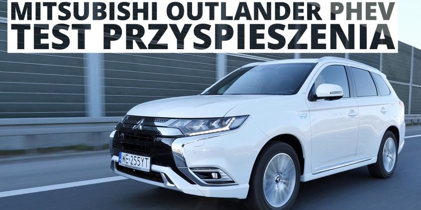 Mitsubishi Outlander PHEV 2.4 Hybrid 224 KM (AT) - przyspieszenie 0-100 km/h