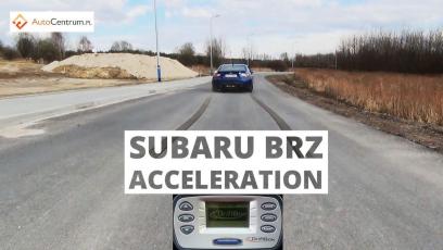 Subaru BRZ 2.0 Boxer 200 PS - acceleration 0-100 km/h