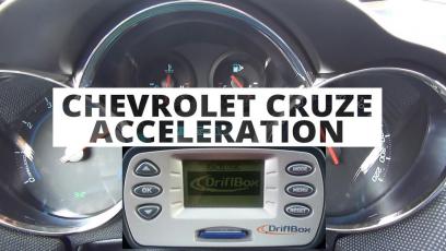 Chevrolet Cruze 1.8 LPG 141 KM - acceleration 0-100 km/h