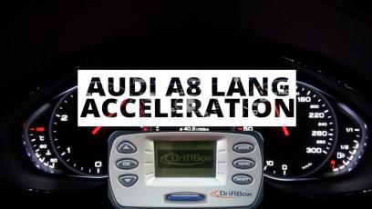 Audi A8 Lang 4.2 TDI 385 KM - acceleration 0-100 km/h