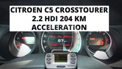 Citroen C5 Crosstourer 2.2 HDi 204 KM - przyspieszenie 0-100 km/h