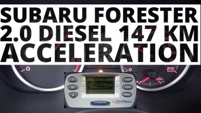 Subaru Forester 2.0 D 147 KM (MT) - przyspieszenie 0-100 km/h 
