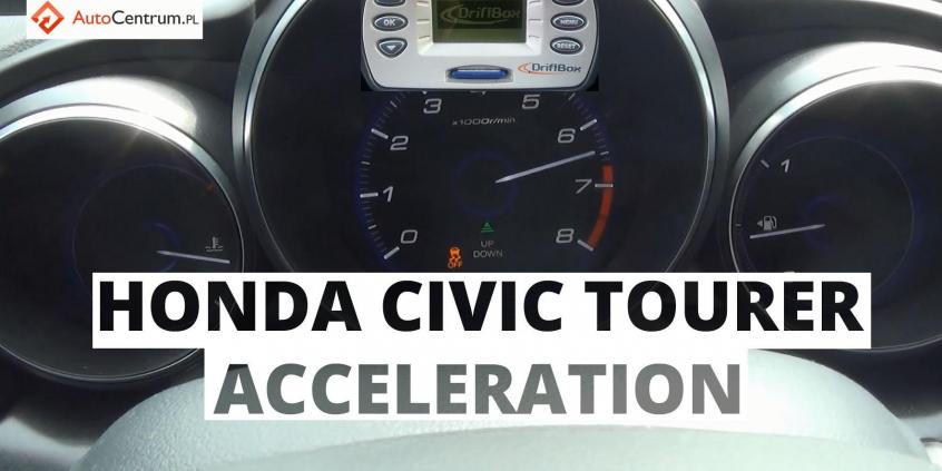 Honda Civic Tourer 1.8 i-VTEC 142 KM - acceleration 0-100 km/h