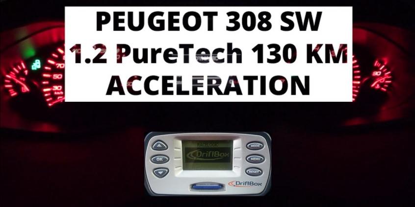 Peugeot 308 SW 1.2 PureTech 130 KM - przyspieszenie 0-100 km/h