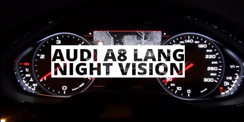 Audi A8 Lang - test systemu Night Vision