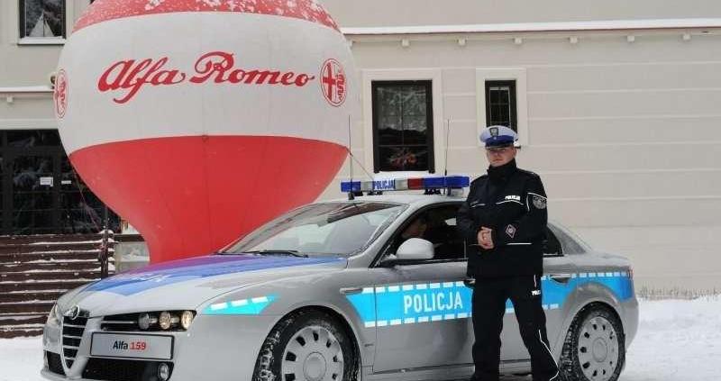 Alfa Romeo 159 w &quot;mundurze&quot; Policji
