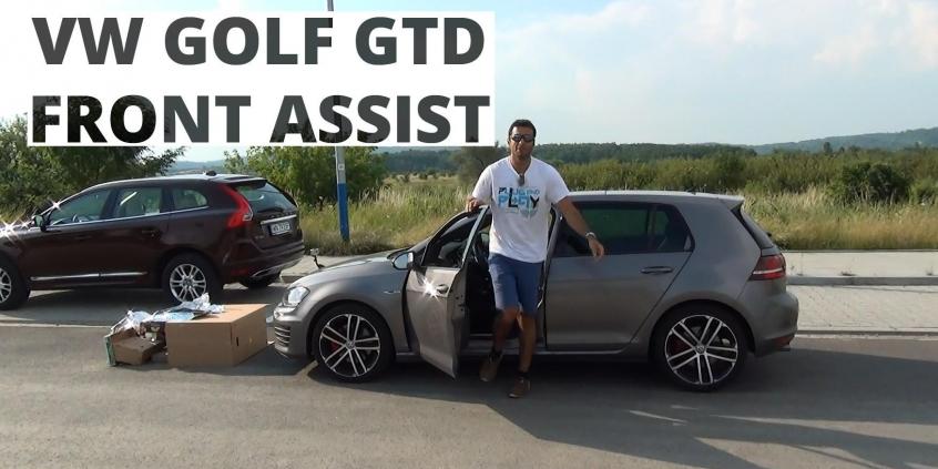 Volkswagen Golf GTD - działanie systemu Front Assist