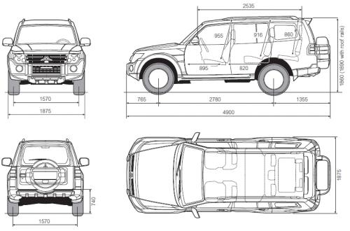 Mitsubishi Pajero IV SUV 5d • Dane techniczne • AutoCentrum.pl