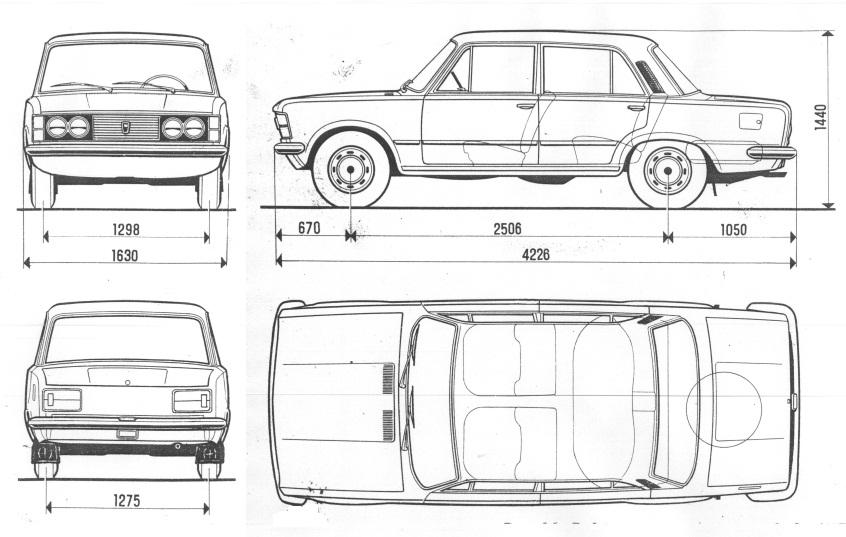 Fiat 125p Sedan • Dane techniczne • AutoCentrum.pl