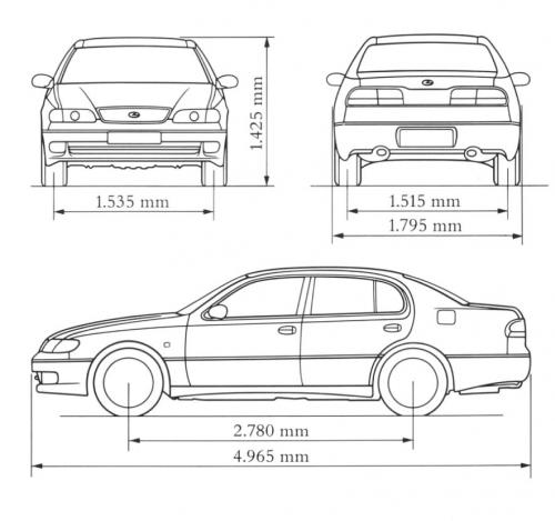 Lexus GS I • Dane techniczne • AutoCentrum.pl