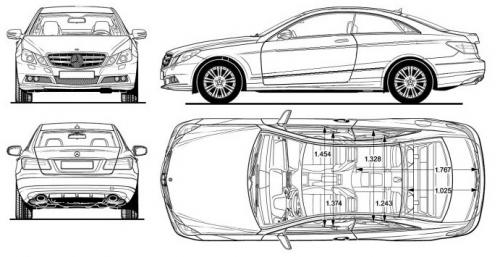 Mercedes Klasa E W212 Coupe • Dane techniczne • AutoCentrum.pl