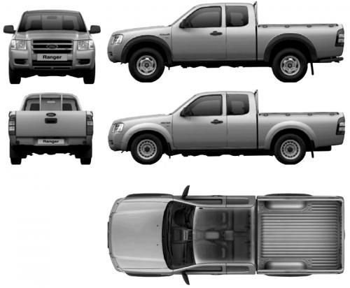 Ford Ranger IV X Cab Facelifting • Dane techniczne