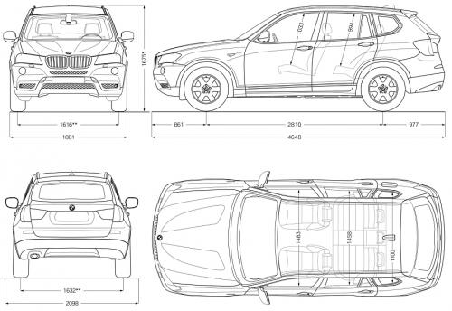 Bmw X3 F25 Suv Dane Techniczne Autocentrum Pl