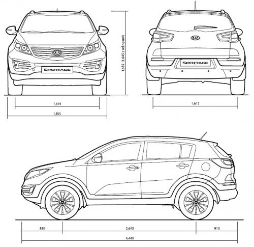 Kia Sportage III SUV • Dane techniczne • AutoCentrum.pl