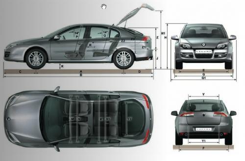 Renault Laguna III Hatchback Phase II • Dane techniczne