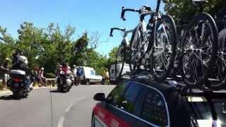 Le Tour de France 2013 - 7 etap z okien samochodu