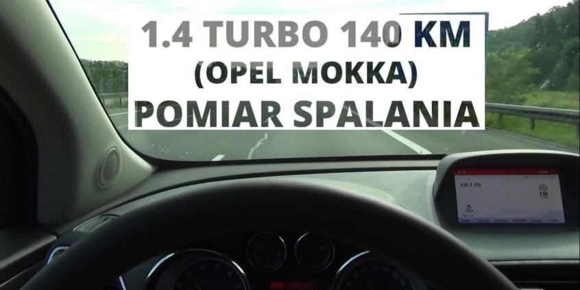 Opel Mokka 1.4 Turbo 140 KM - pomiar spalania