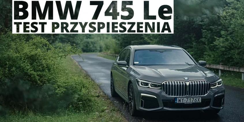 BMW 745Le 3.0 Hybrid 394 KM (AT) - przyspieszenie 0-100 km/h