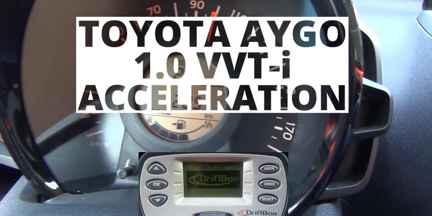 Toyota Aygo 1.0 VVT-i 69 KM - przyspieszenie 0-100 km/h