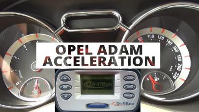 Opel Adam 1.4 100 KM - acceleration 0-100 km/h